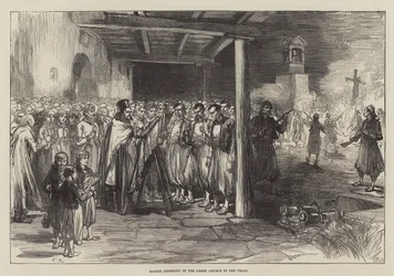 Easter Ceremony of the Greek Church in the Troad